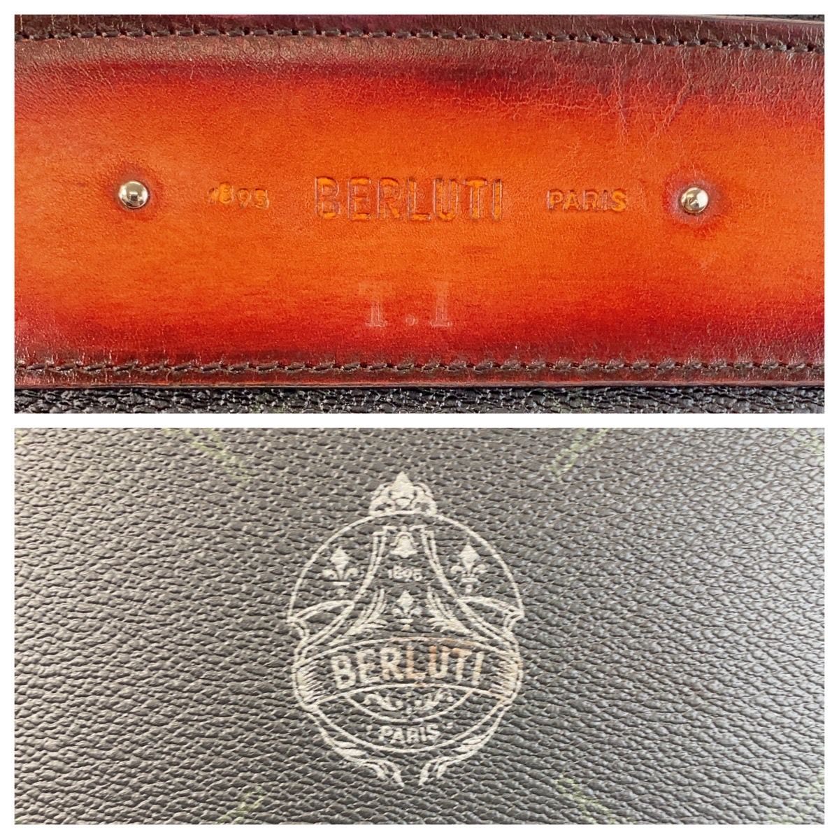 美品 Berluti ベルルッティ エスカパード ブラック 黒 シルバー金具
