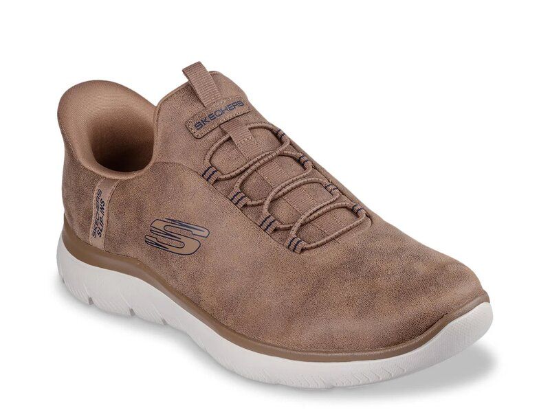 スケッチャーズ メンズ シューズ スリッポン・ローファー スニーカー Skechers Slipins Summits Korlo SlipOn Sneaker Whiskey