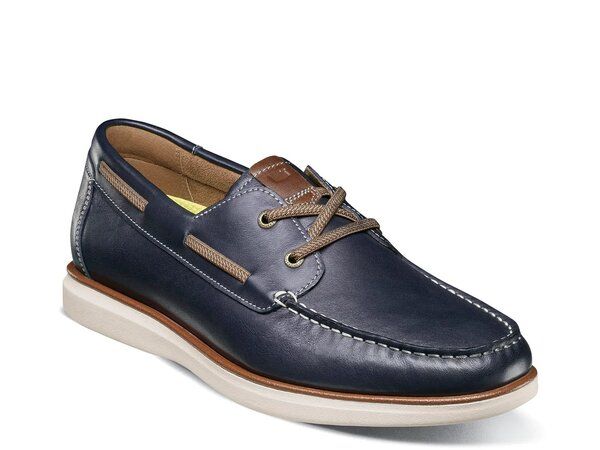 フローシャイム メンズ シューズ デッキシューズ Florsheim Tropics Boat Shoe Navy ネイビー