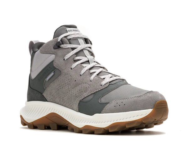 メレル メンズ シューズ ブーツ・レインブーツ Merrell Tempo Sol Waterproof Hiking Boot Mens Grey グレー