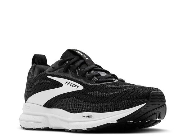 ブルックス メンズ シューズ スニーカー Brooks Trace 4 Running Shoe Mens BlackWhite ホワイト