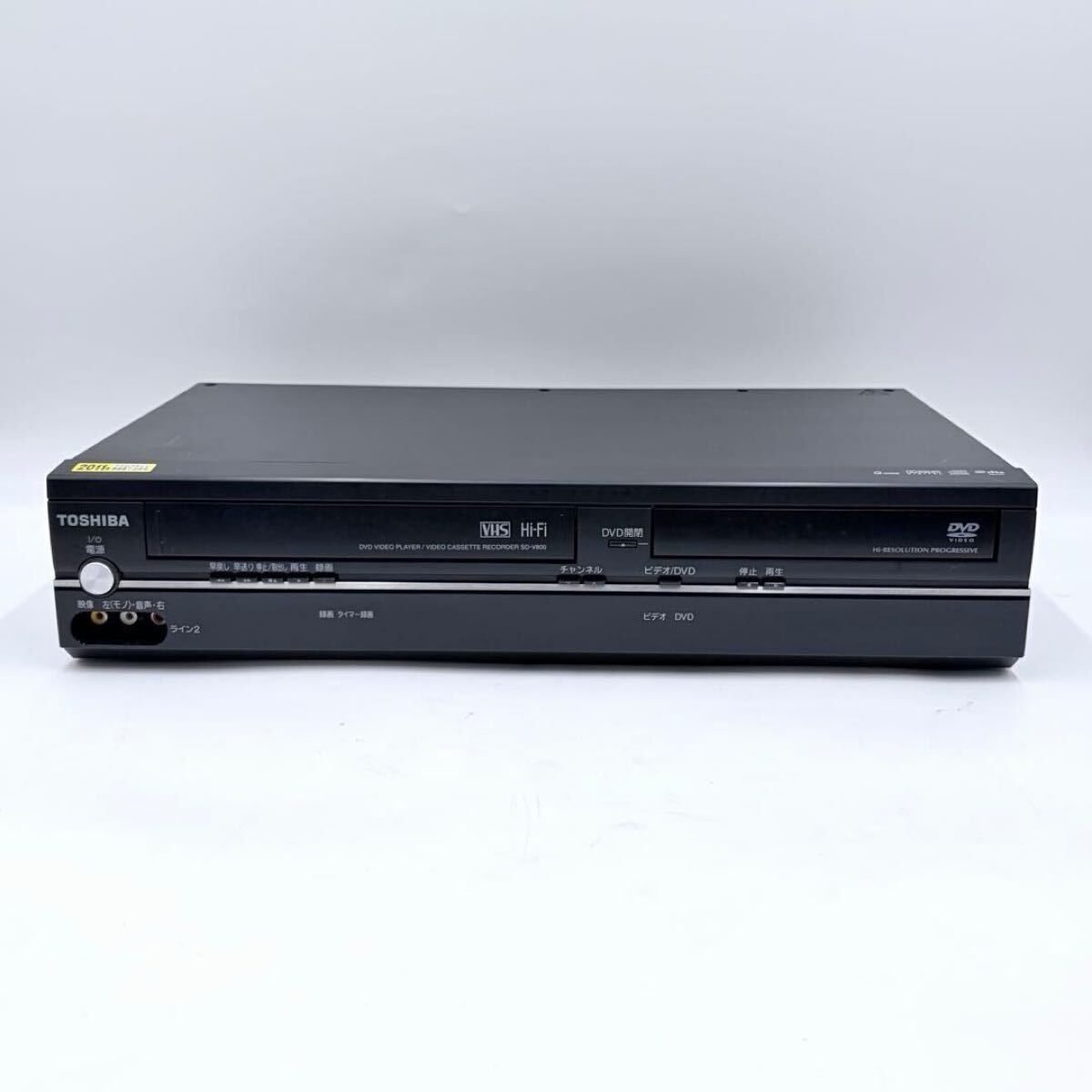 東芝DVDビデオプレーヤー 動作良好】TOSHIBA 東芝 ビデオ一体型DVDプレーヤー SD-V800 - メルカリ