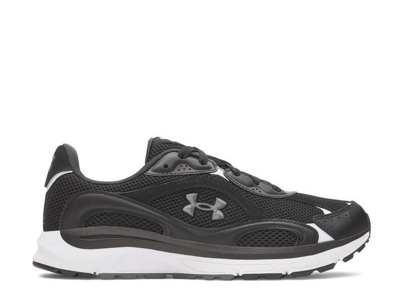 アンダーアーマー メンズ シューズ スニーカー Under Armour Tech Runner Sneaker Mens BlackWhite ホワイト