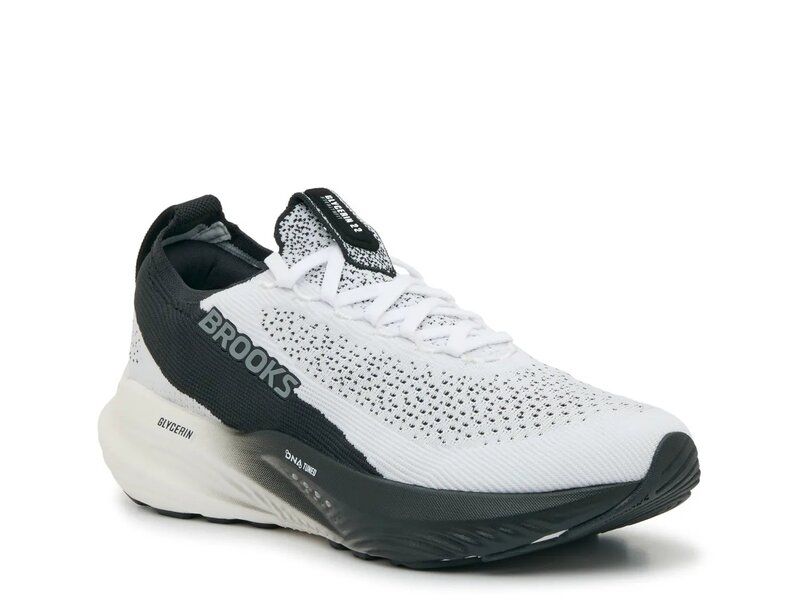 ブルックス レディース シューズ スニーカー Brooks Glycerin Stealth Fit 22 Running Shoe Womens WhiteBlack ホワイト