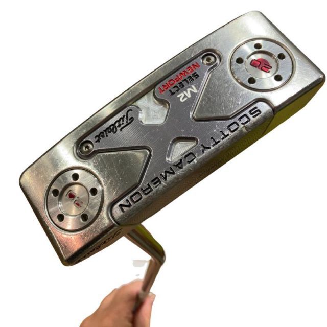【中古】 タイトリスト SCOTTY CAMERON select NEWPORT M2 MALLET(2016) 33インチ パター PT スチール (フレックスその他) メンズ 男性用 右利き 右用 Cランク ゴルフクラブ