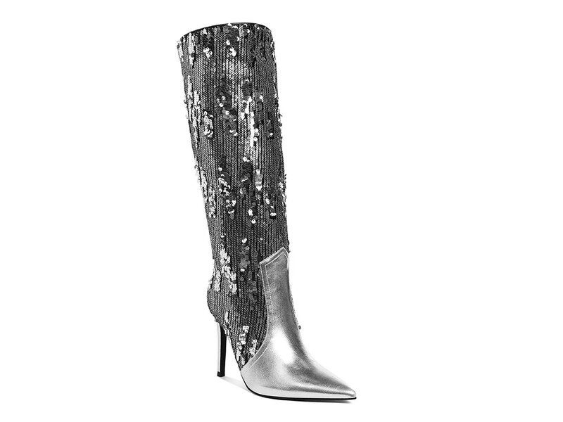 ロンドンラグ レディース シューズ ブーツ・レインブーツ London Rag Sitarah Boot Silver Metallic シルバー