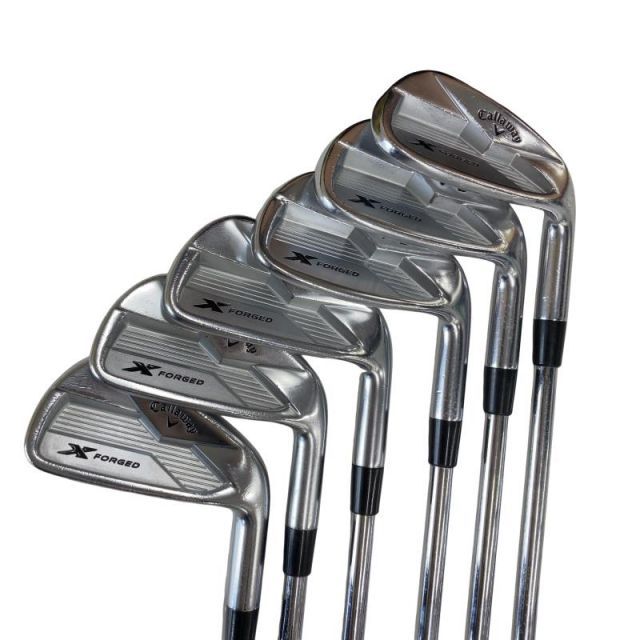 【中古】 キャロウェイ X FORGED(2018) 6S アイアンセット IR NS PRO 950GH (フレックスS) メンズ 男性用 右利き 右用 Cランク ゴルフクラブ