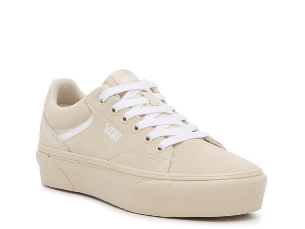 バンズ レディース シューズ スニーカー プラットフォーム Vans Seldan Platform Sneaker Womens Creme Brulee Beige ベージュ