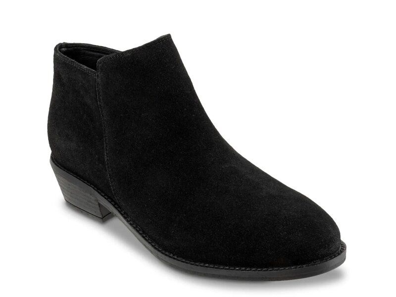 ソフトウォーク レディース シューズ ブーツ・レインブーツ Softwalk Rocklin Bootie Black Suede ブラック
