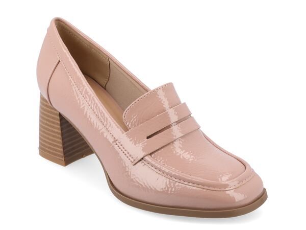ジュルネ コレクション レディース シューズ スリッポン・ローファー Journee Collection Malleah Loafer Pump Pink Patent ピンク