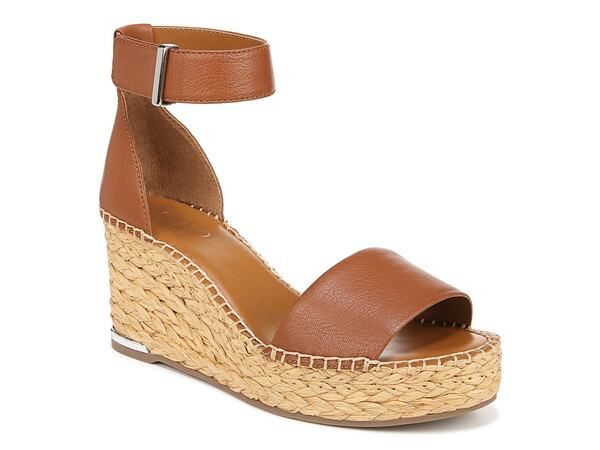 フランコサルト レディース シューズ サンダル Franco Sarto Clemens Espadrille Wedge Sandal Dark Brown ブラウン