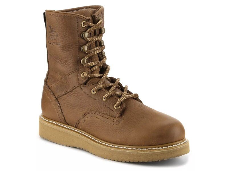 ジョージブーツ メンズ シューズ ブーツ・レインブーツ Georgia Boot Barracuda Work Bootan タン