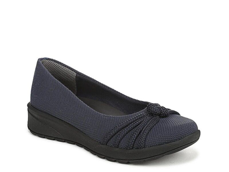 ライフストライド レディース シューズ スリッポン・ローファー LifeStride Gaines Wedge SlipOn Blue ブルー