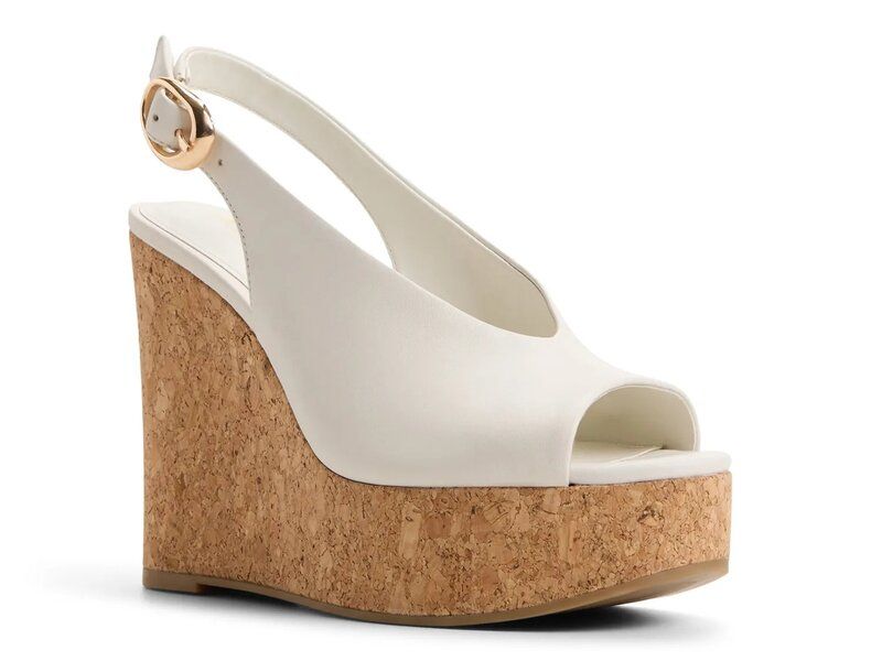 アルド レディース シューズ サンダル Aldo Tatianah Wedge Sandal Off White オフホワイト