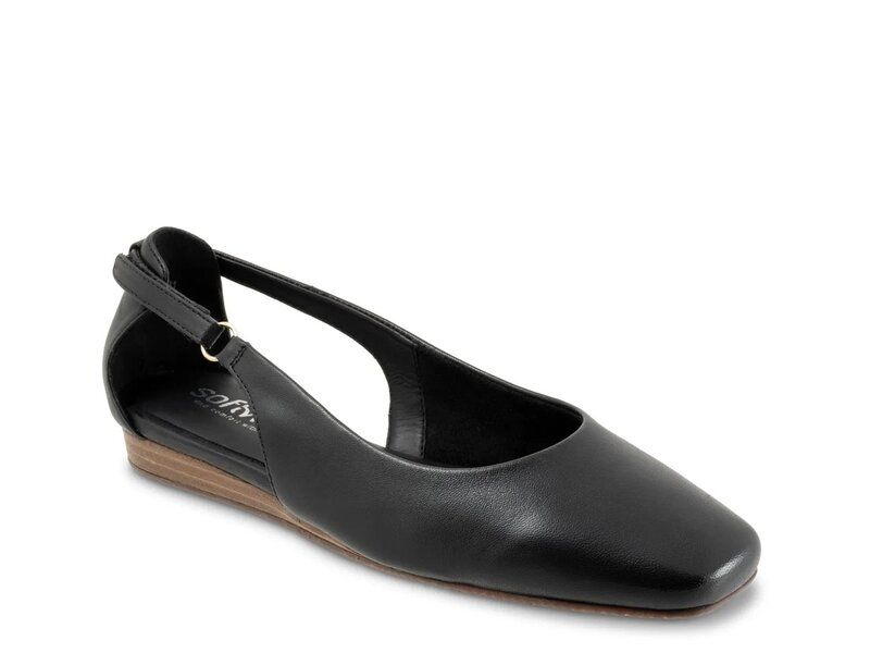 ソフトウォーク レディース シューズ パンプス Softwalk Venice Wedge Flat Black ブラック