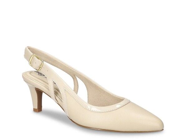 イージーストリート レディース シューズ パンプス Easy Street Glisten Pump Bone