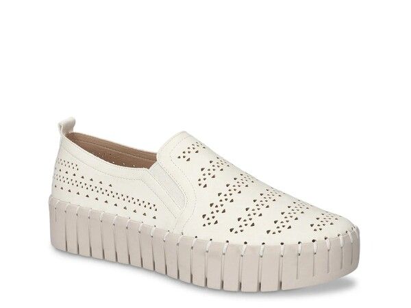 イージーストリート レディース シューズ スニーカー プラットフォーム Easy Street Peppy Platform Sneaker White ホワイト