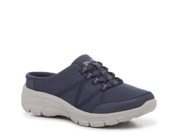 スケッチャーズ レディース シューズ サンダル Skechers Easy Going Mule Navy ネイビー