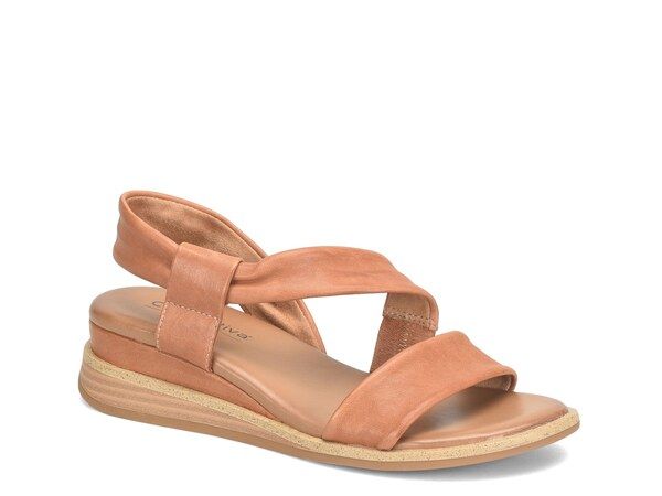 コンフォーティバ レディース シューズ サンダル Comfortiva Marcy Wedge Sandal Dark Brown ブラウン