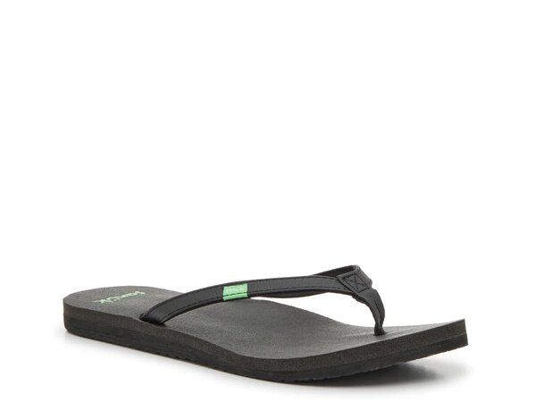 サヌーク レディース シューズ サンダル Sanuk Yoga Joy II Flip Flop Black ブラック