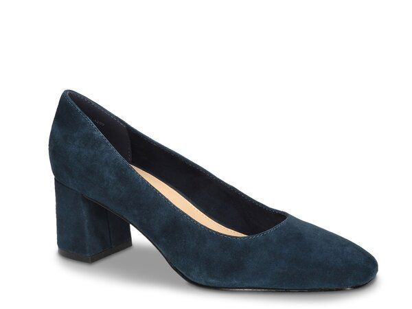 ベラヴィータ レディース シューズ パンプス Bella Vita Jilan Pump Navy Suede ネイビー