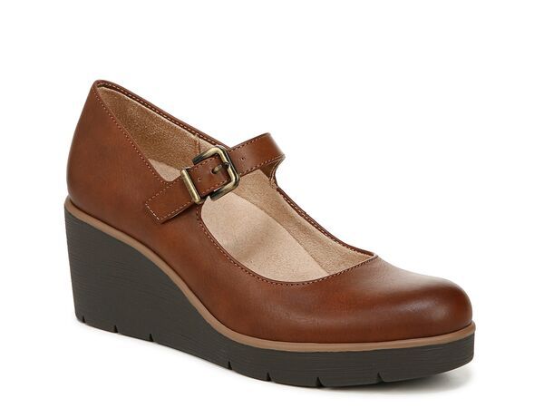 ソウルニュトライザー レディース シューズ パンプス SOUL Naturalizer Adore Mary Jane Wedge Pump Brown ブラウン