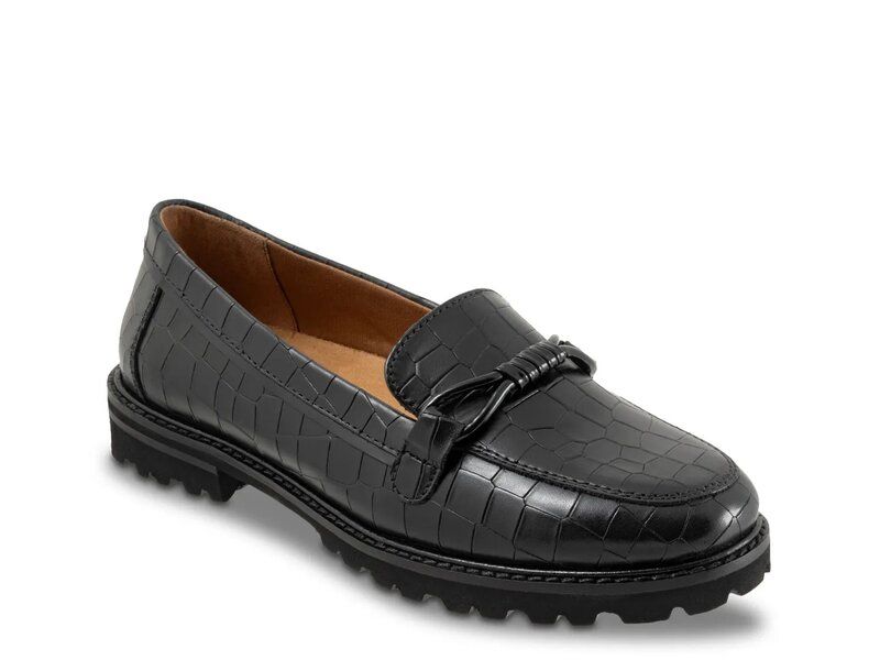 トロッターズ レディース シューズ スリッポン・ローファー Trotters Fiora Loafer Grey グレー