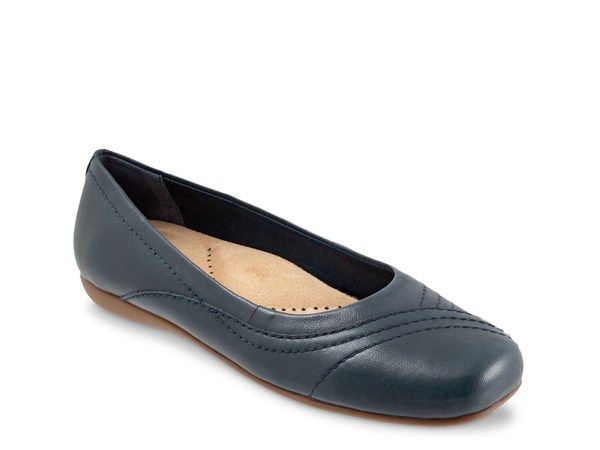 トロッターズ レディース シューズ パンプス Trotters Sasha Flat Navy ネイビー