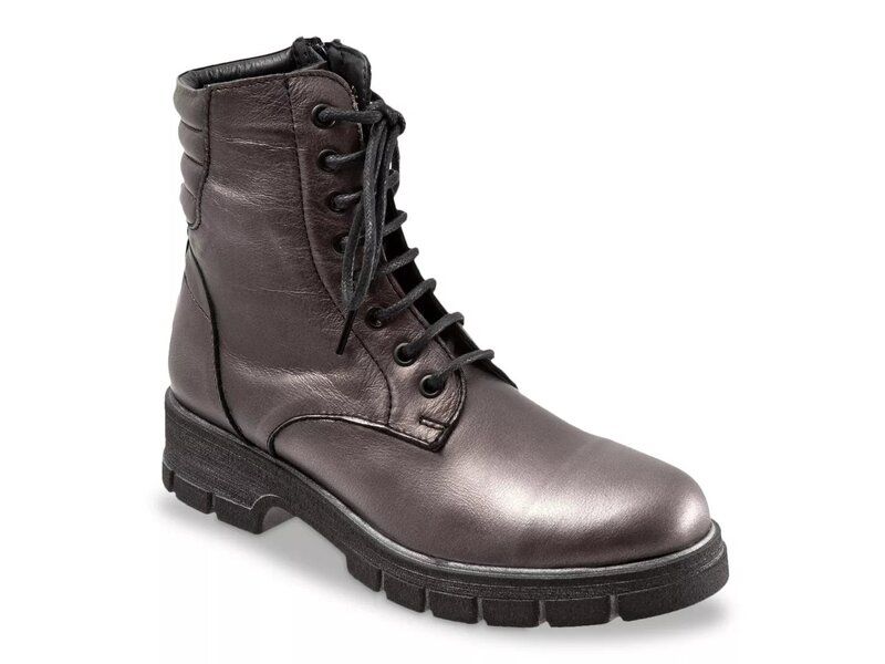 ブエノ レディース シューズ ブーツ・レインブーツ Bueno Rage Combat Boot Pewter Metallic ピューター