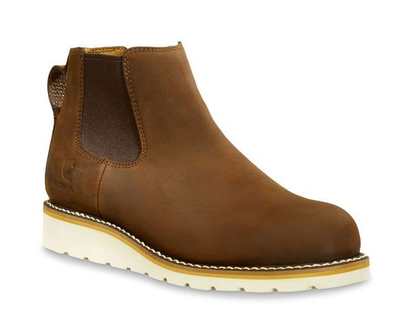 カーハート メンズ シューズ ブーツ・レインブーツ チェルシー ブーツ Carhartt Chelsea Work Boot Dark Brown ブラウン