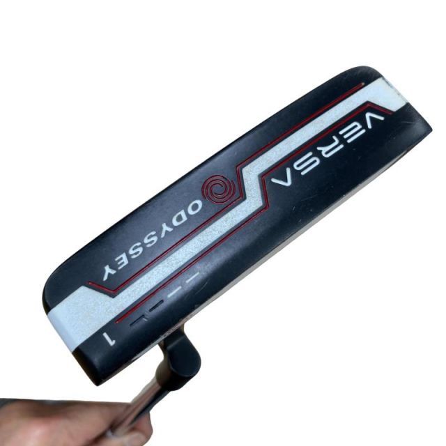 【中古】 オデッセイ VERSA #1 ブラック 33インチ パター PT スチール (フレックスその他) メンズ 男性用 右利き 右用 Cランク ゴルフクラブ