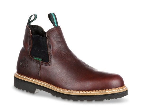 ジョージブーツ メンズ シューズ ブーツ・レインブーツ Tシャツ Georgia Boot High Romero Steel Toe Work Boot Dark Brown ブラウン