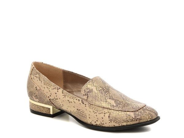 ベリーニ レディース シューズ スリッポン・ローファー Bellini Haze Snake Loafer BeigeBrown Metallic Snake Print ブラウン