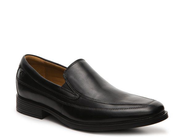 クラークス メンズ シューズ スリッポン・ローファー Clarks Tilden Free SlipOn Black ブラック