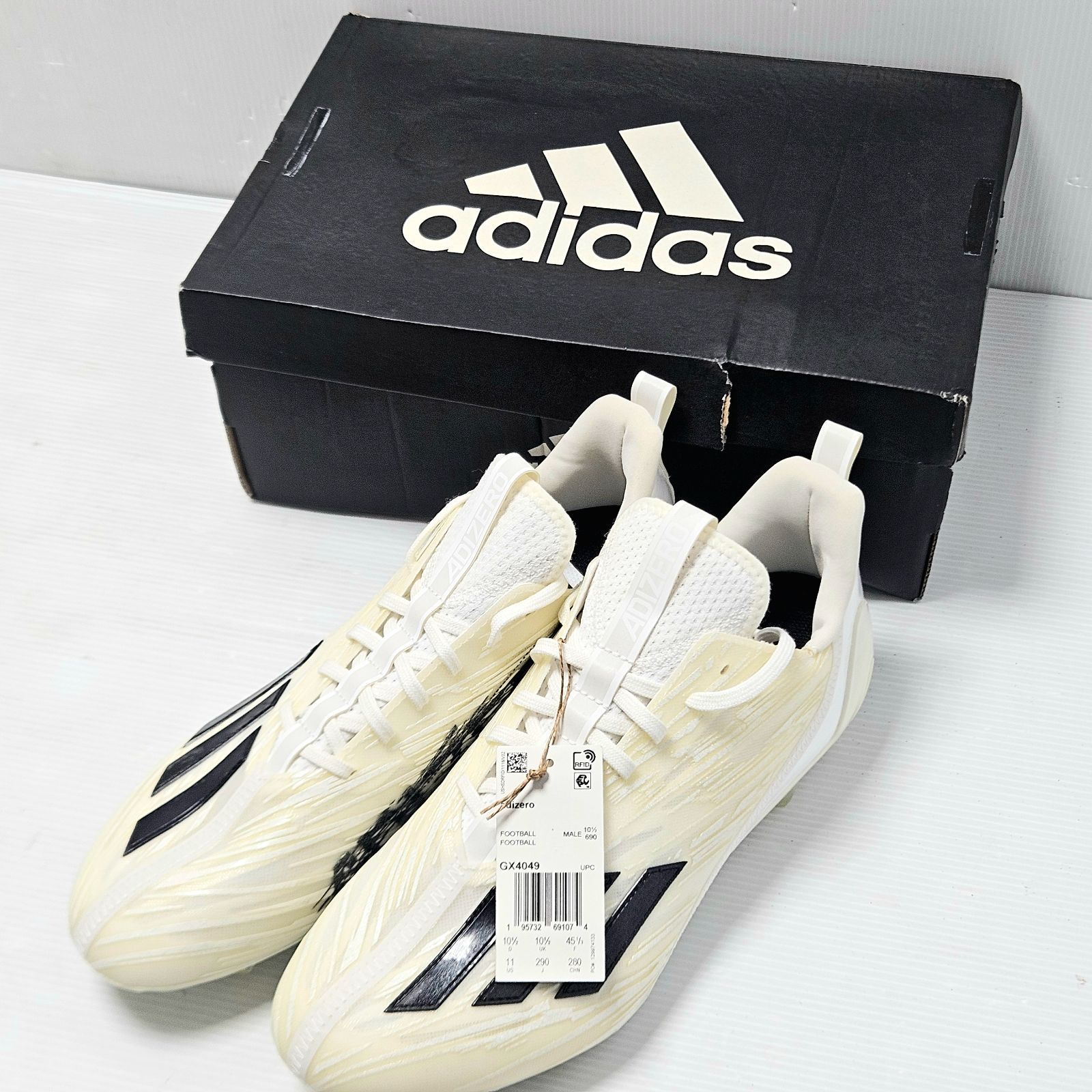 【未使用品】 adidas Adizero 12.0 Low GX4049 アメフト スパイク 29cm US11 タグ付 8,880円