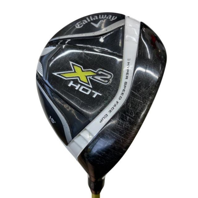 【中古】 キャロウェイ X2 HOT PRO 15° フェアウェイウッド FW Tour AD MT-6 (フレックスS) メンズ 男性用 右利き 右用 Cランク ゴルフクラブ