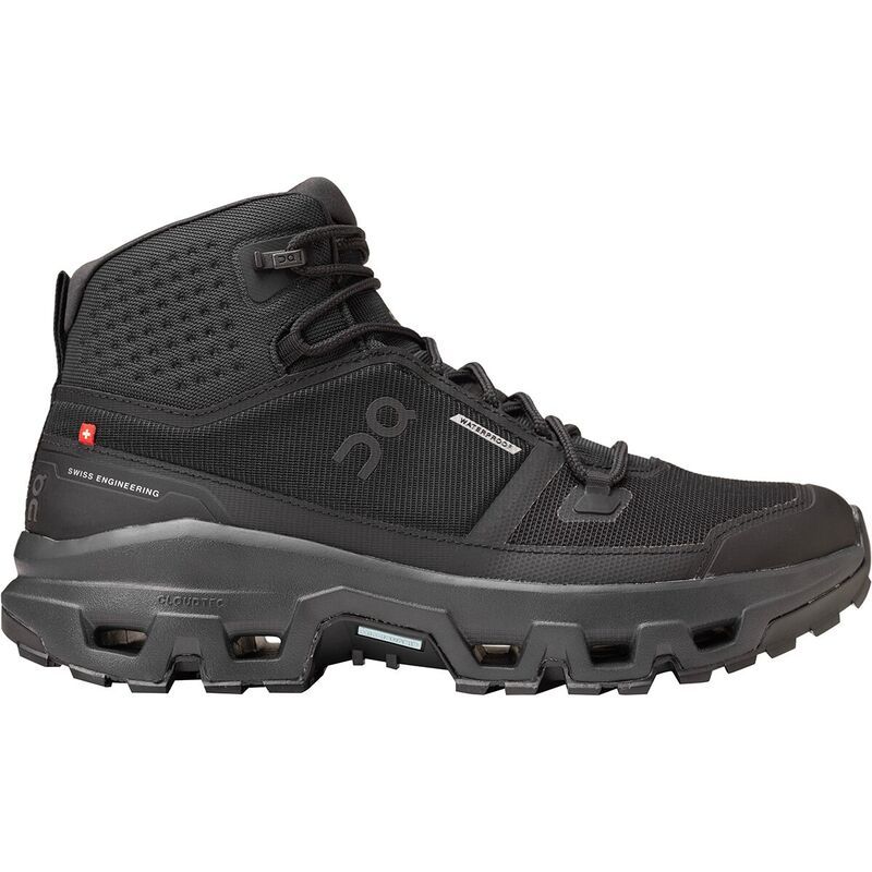 【送料無料】 オン メンズ ブーツ・レインブーツ シューズ Cloudrock Mid Waterproof Hiking Boot Mens BlackBlack