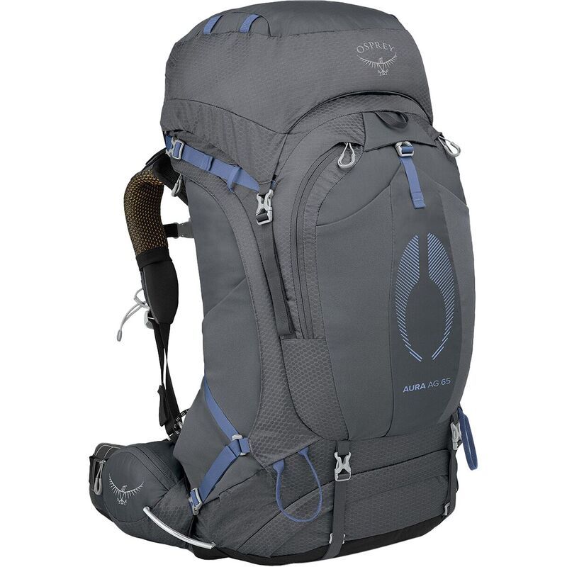 オスプレーパック レディース バッグ バックパック・リュックサック Osprey Packs Aura AG 65L Backpack Womens Tungsten Grey グレー