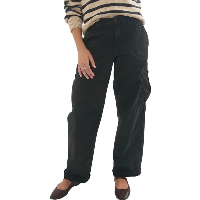 マリーン レイヤー レディース ボトムス カジュアルパンツ ワイドレッグ カーゴパンツ Marine Layer Jo Wide Leg Cargo Pant Womens Black ブラック
