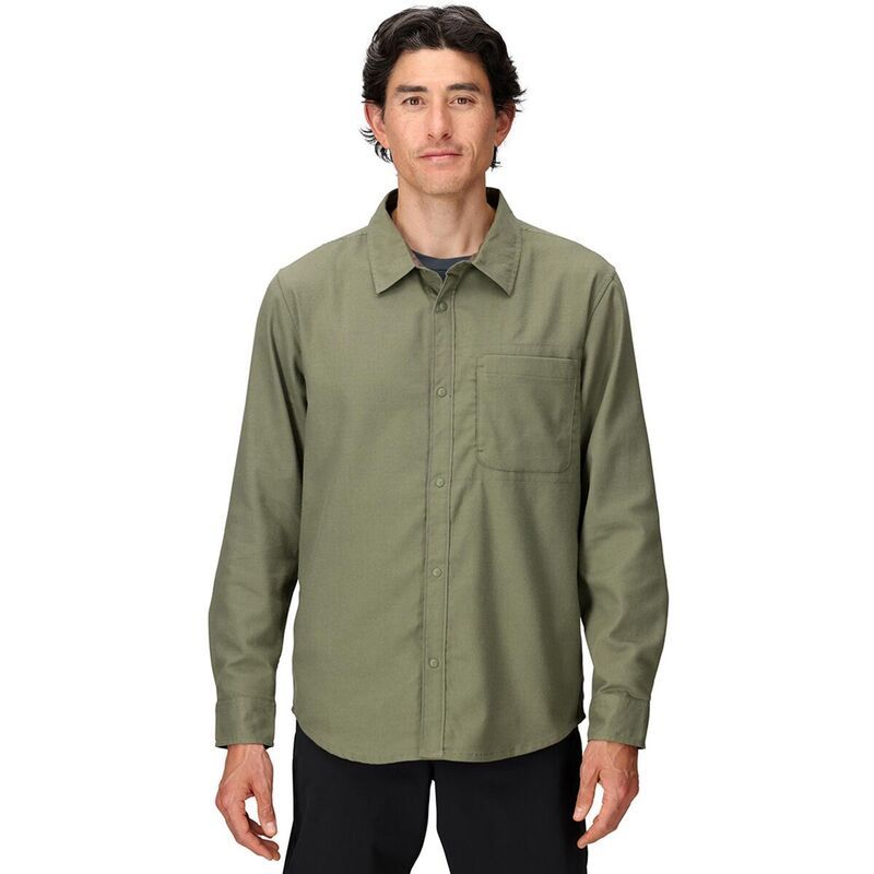 マーモット メンズ トップス シャツ Marmot Stonepeak Lightweight Performance Flannel Shirt Mens Olive Grove オリーブ