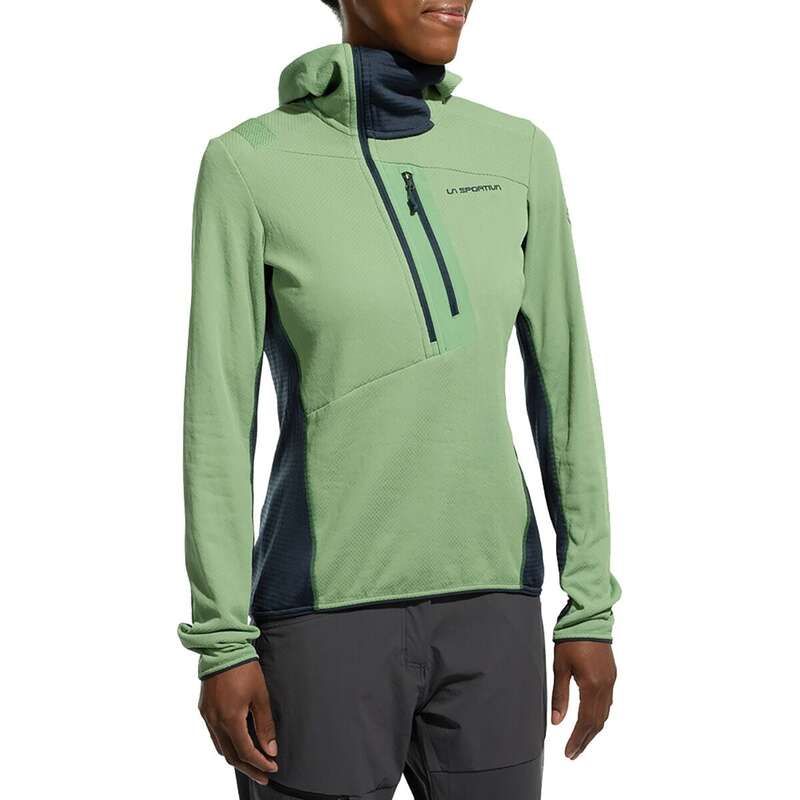 ラスポルティバ レディース アウター ジャケット・ブルゾン パーカー La Sportiva Big Wall Pullover Hoodie Womens Aspen GreenNight Sky