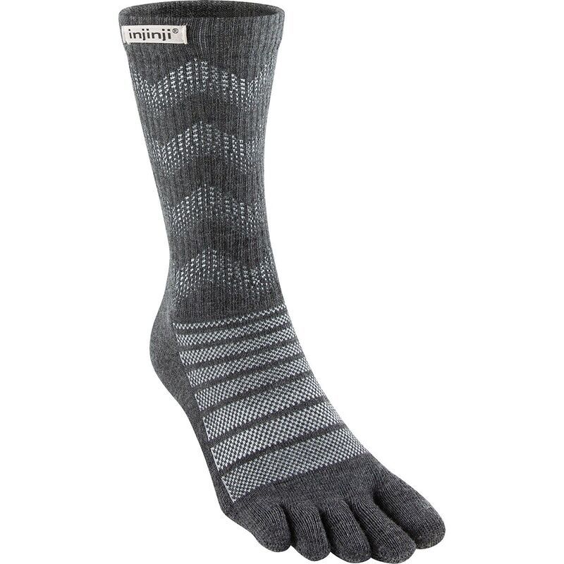 インジンジ メンズ アンダーウェア 靴下 ウール Injinji Outdoor Midweight Wool Crew Sock Slate スレート