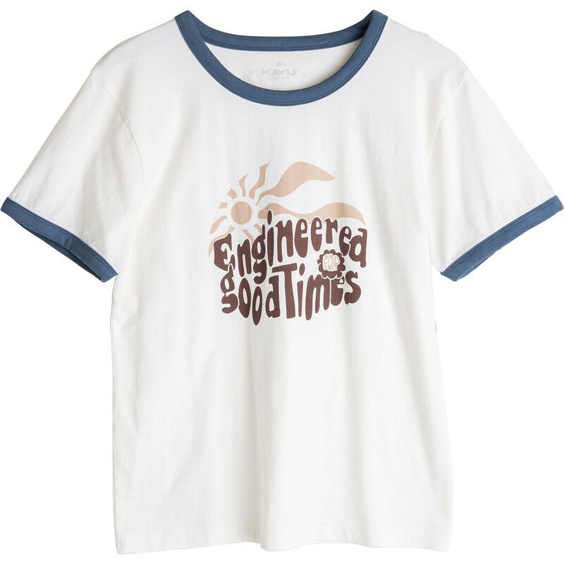 カブー レディース トップス Tシャツ KAVU High Spirits Top Womens Off White オフホワイト