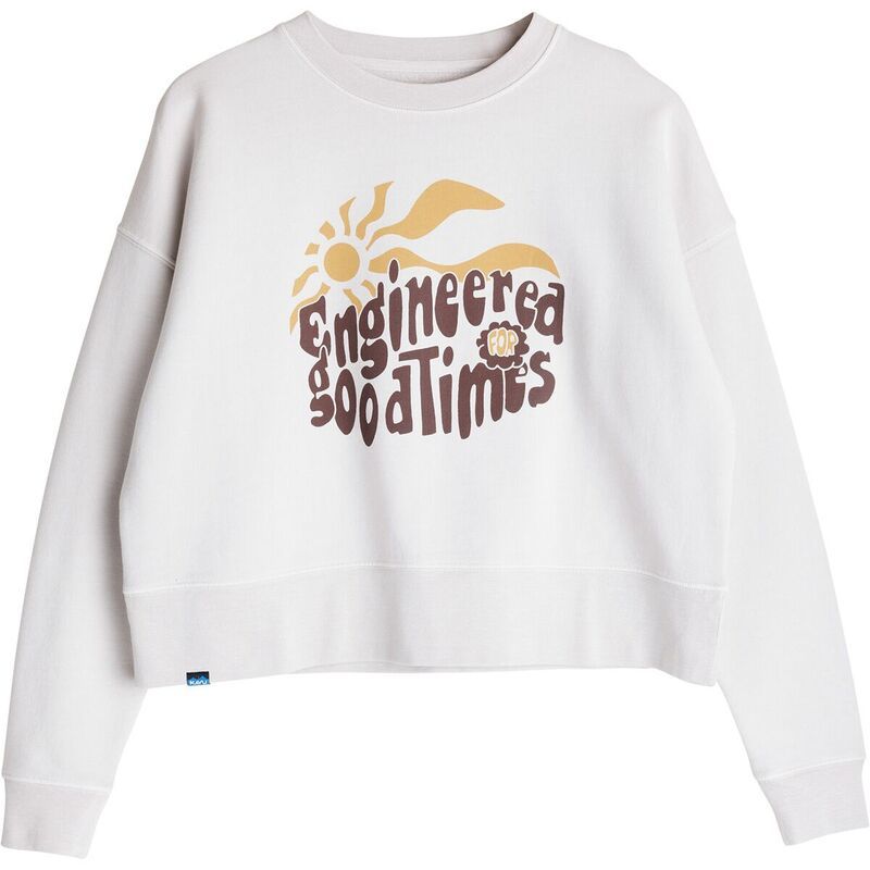 カブー レディース アウター パーカー・スウェット KAVU Crew Crop Top Womens Oatmeal オートミール
