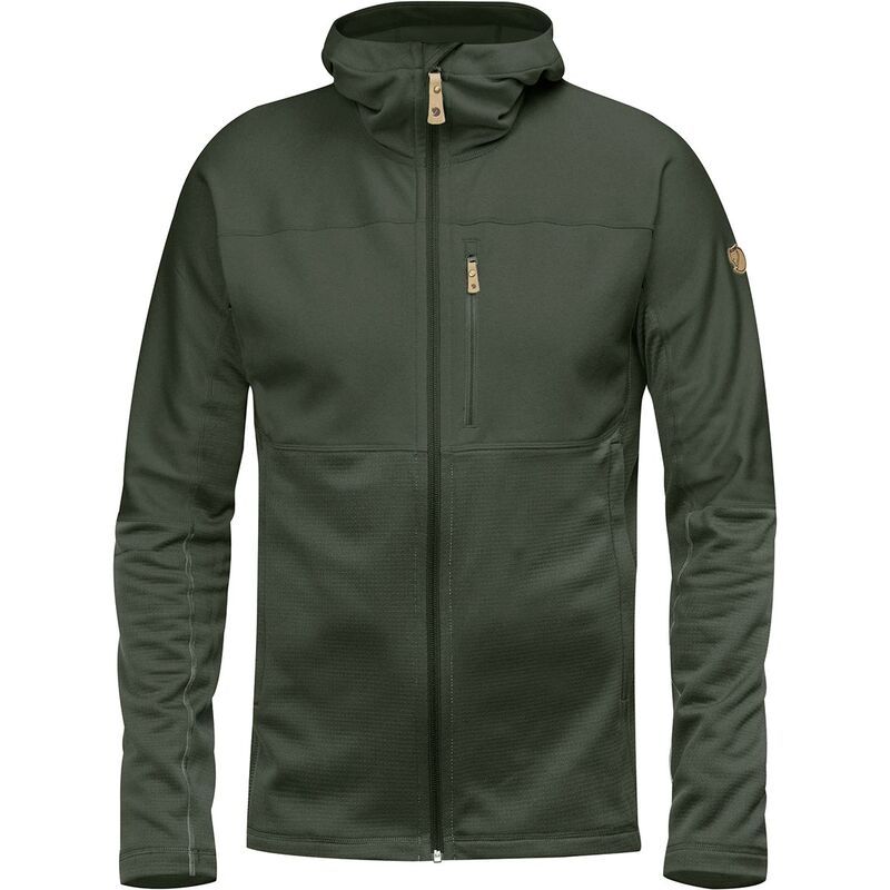 フェールラーベン メンズ アウター ジャケット・ブルゾン フリース ジャケット Fjallraven Abisko Trail Hooded Fleece Jacket Mens Deep Fores