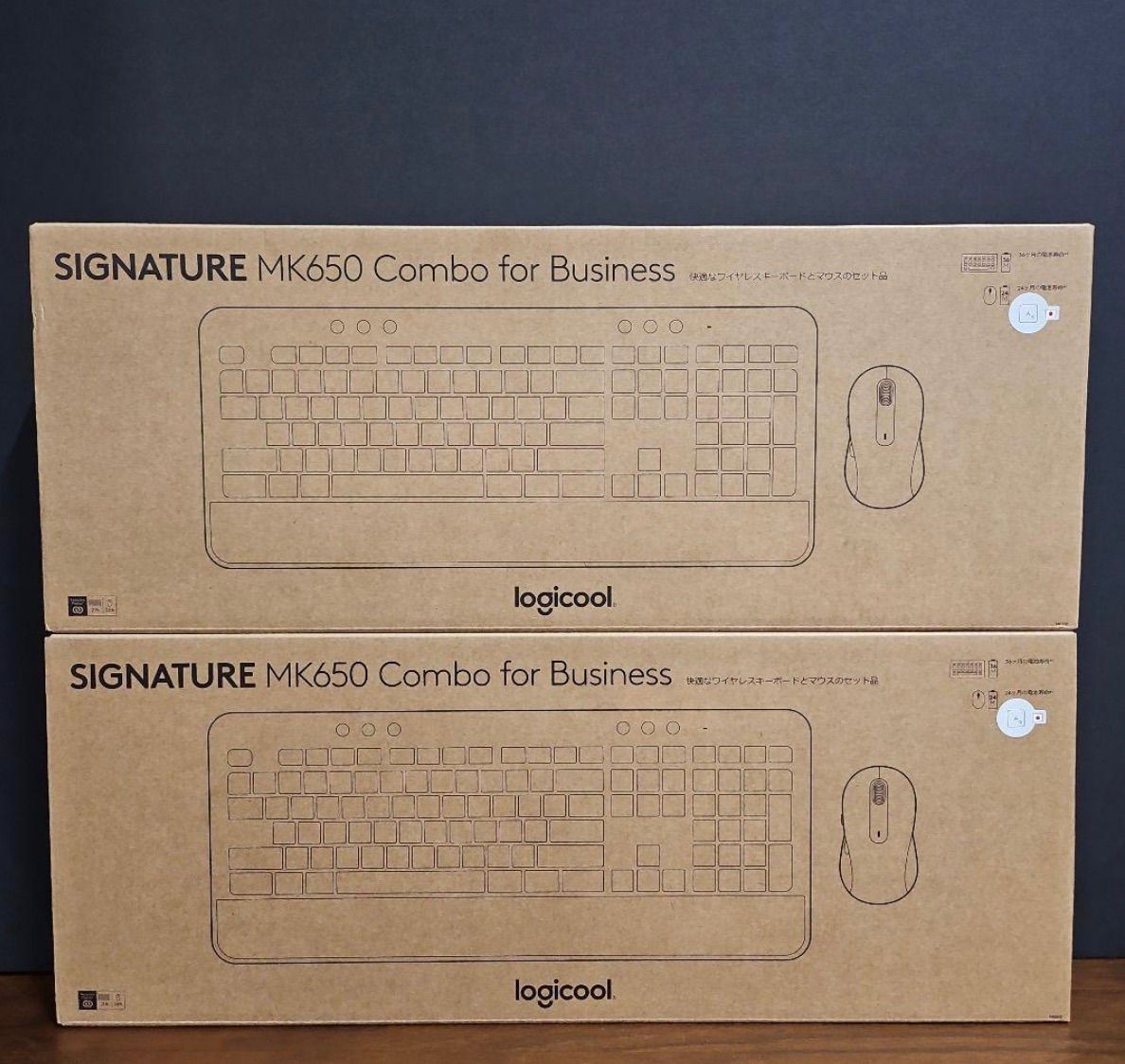<G1-3> 2個セット　ロジクール SIGNATURE MK650GR コンボ フォービジネス　日本語配列