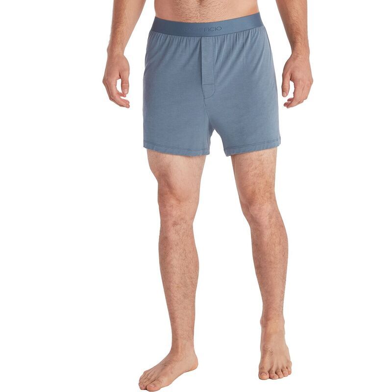 エクスオフィシオ メンズ アンダーウェア ボクサーパンツ ExOfficio Everyday Boxer Mens Steel Blue ブルー