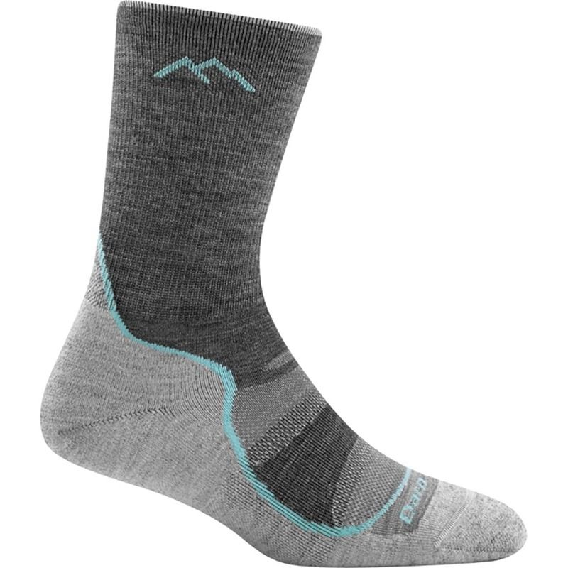 ダーンタフ レディース アンダーウェア 靴下 Darn Tough Light Hiker Micro Crew Light Cushion Sock Womens Slate スレート