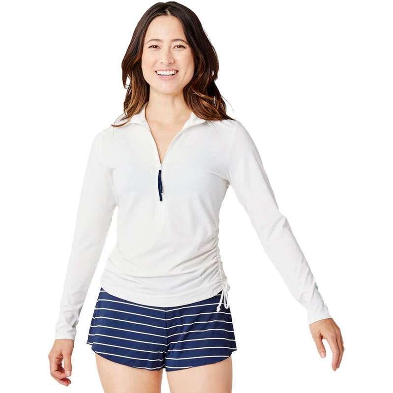カーブデザイン レディース 水着 トップのみ Carve Designs Cruz Rashguard Womens Cloud