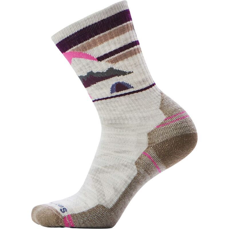 スマートウール レディース アンダーウェア 靴下 Smartwool Hike Light Cushion Mountain Moon Crew Sock Womens Ash アッシュ